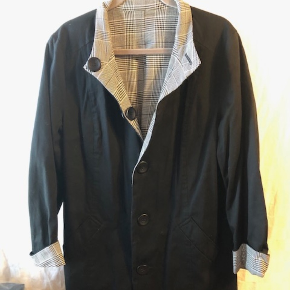 Get Two-In-One! Fully Reversible Knee-Length Coat - image 1